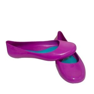 🌼❤️❤️ NEW OKA B FUCHSIA / PURPLE JELLY ROUND TOE BALLET.